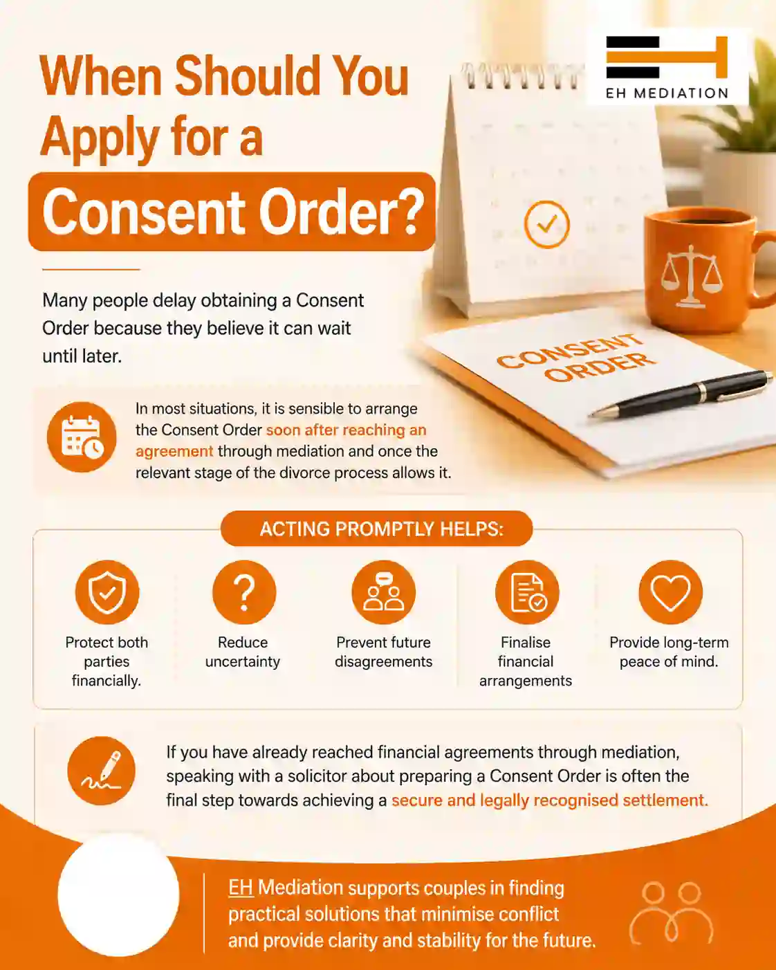 When Should You Apply for a Consent Order Burnham-on-Sea?